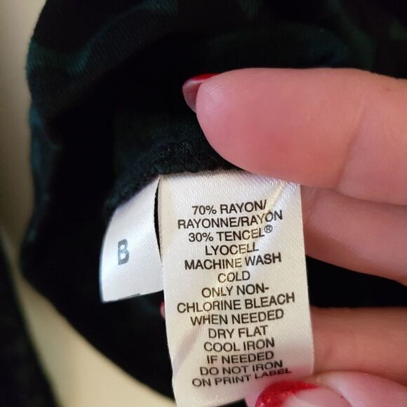 Ann Taylor Loft Long Sleeve Patterned Top - Picture 5 of 8